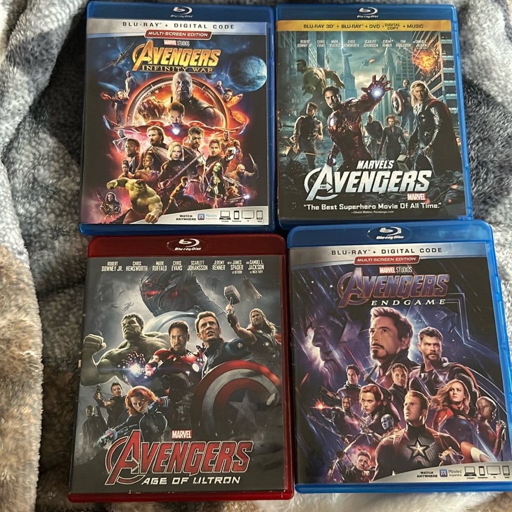 Avengers Blue Ray Bundle